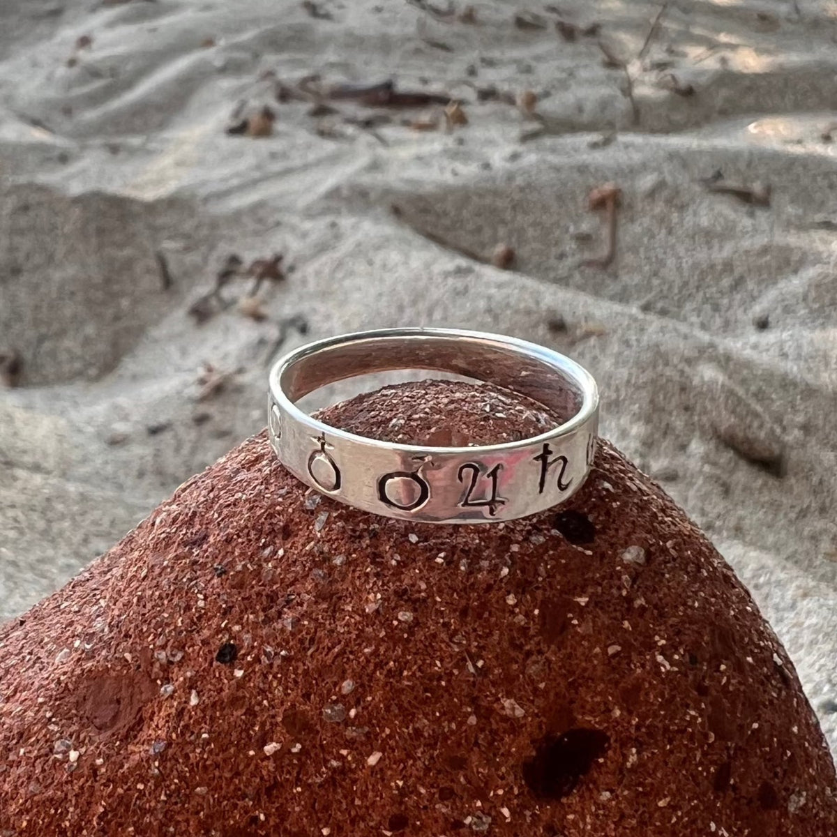 Anillo Símbolos Planetarios “Conexión celestial” | Plata 925