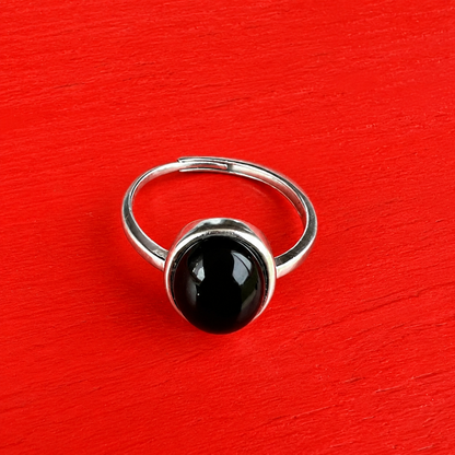 Anillo Ónix | "Protección y fuerza" | Plata 925