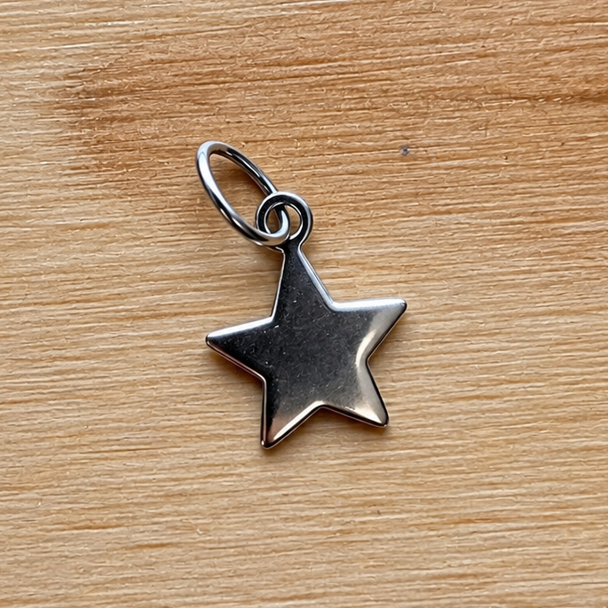 Dije de Plata 925 | Estrella (modelo liso)