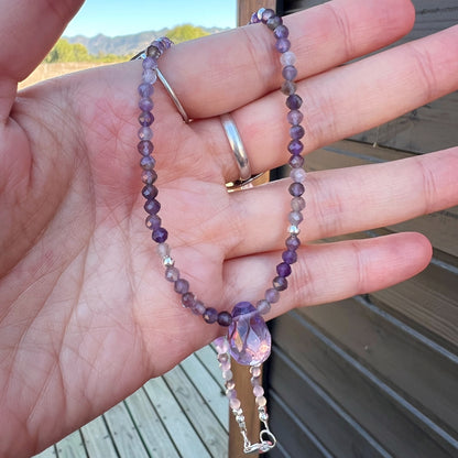 Collar "Calma y Protección" | Amatista | Plata 925