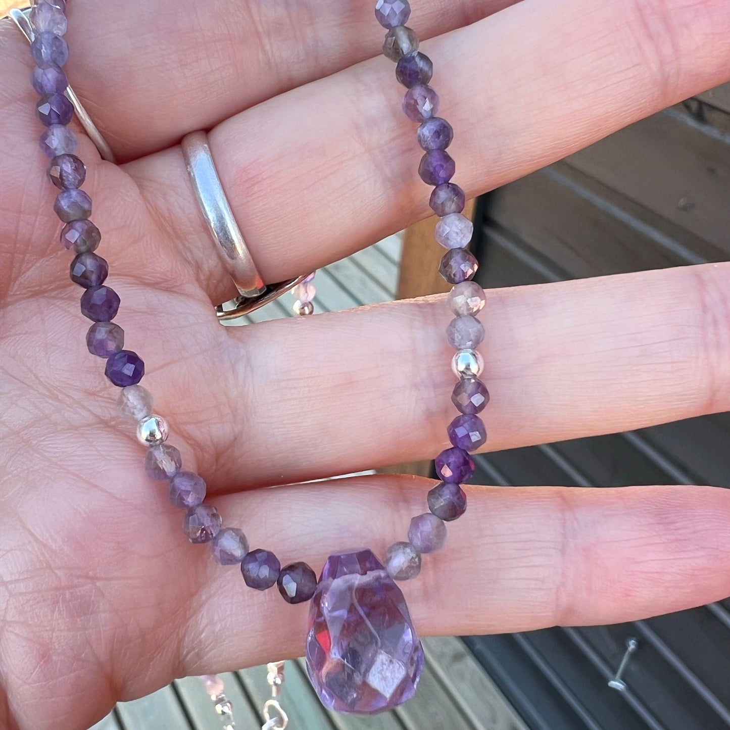 Collar "Calma y Protección" | Amatista | Plata 925