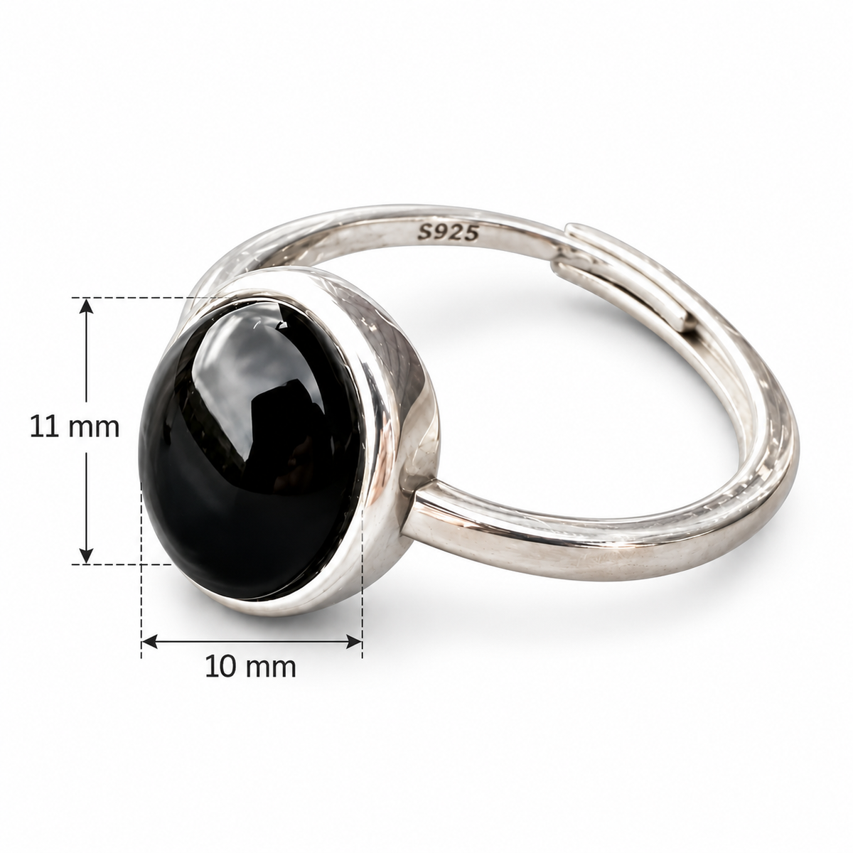 Anillo Ónix | "Protección y fuerza" | Plata 925
