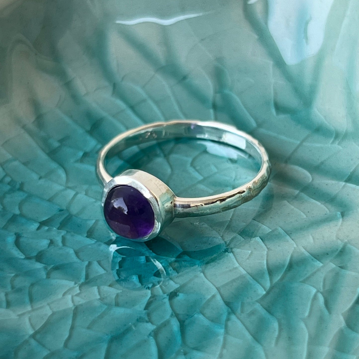 Anillo Amatista SAMADHI | "Protección, calma y espiritualidad" | Plata 925