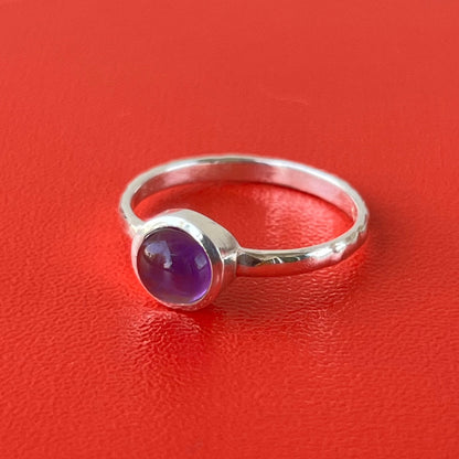 Anillo Amatista SAMADHI | "Protección, calma y espiritualidad" | Plata 925