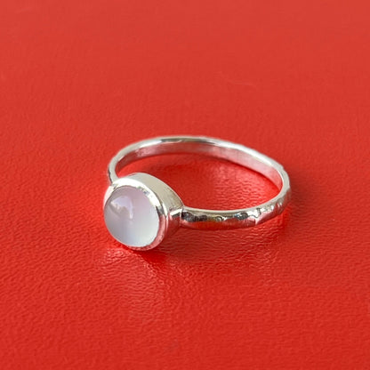 Anillo AguaMarina SAMADHI | Claridad mental y Comunicación" | Plata 925