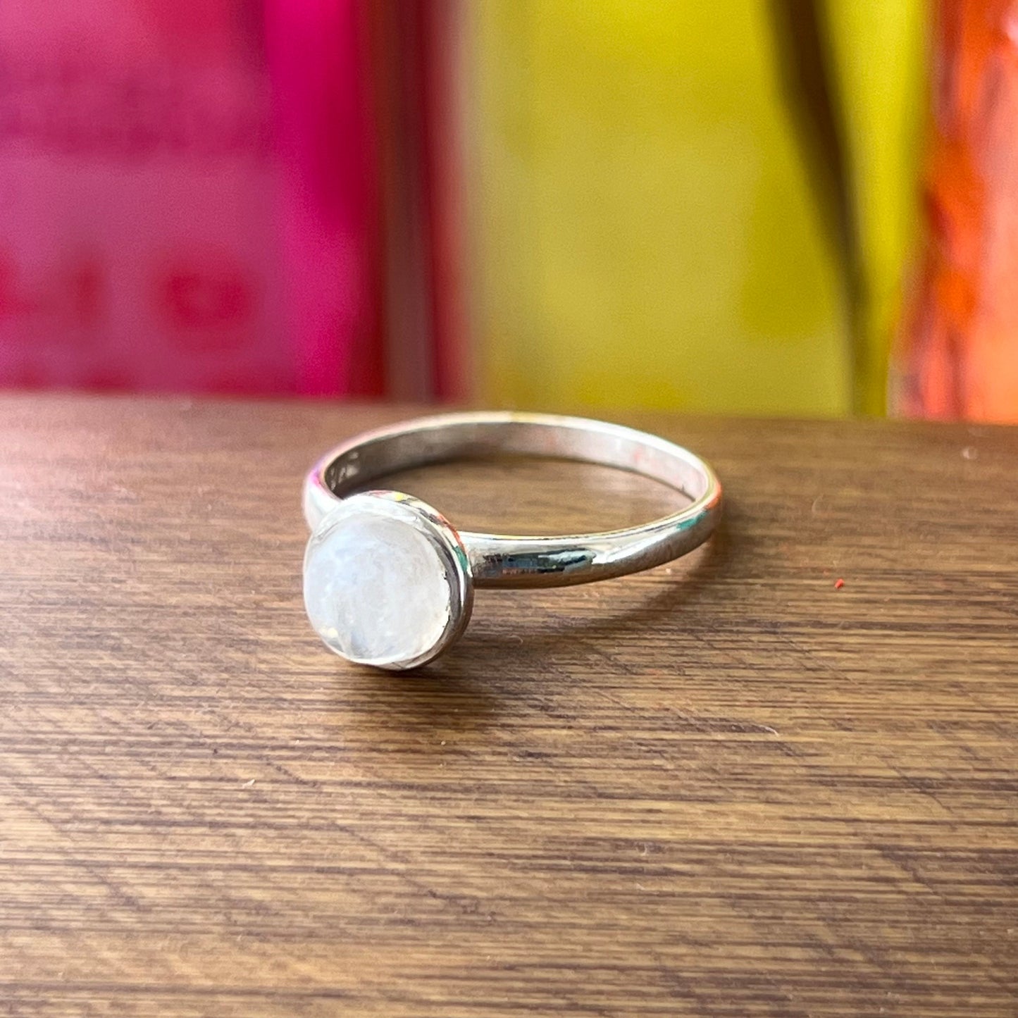 Anillo Piedra Luna PURMINA II  | "Fluir con los cambios" | Plata 925