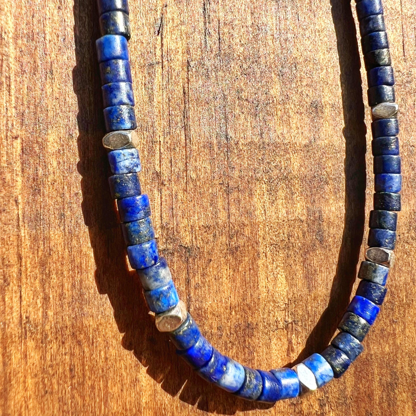 Collar "Sabíduria Interior" | Lapislázuli y Hematita | Plata 925