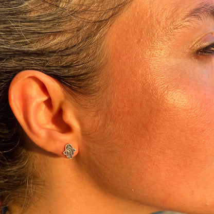 Aretes de Plata | Hamsa