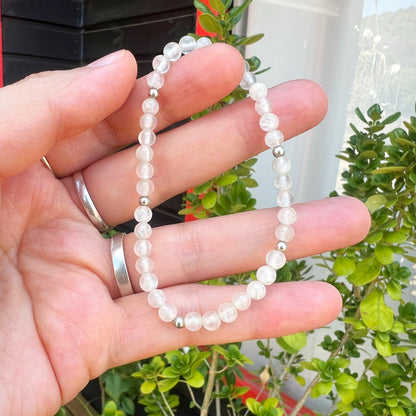 Pulsera "Limpieza y Claridad Interior" | Selenita | Plata 925