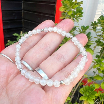 Pulsera "Limpieza y Claridad Interior" | Selenita | Plata 925