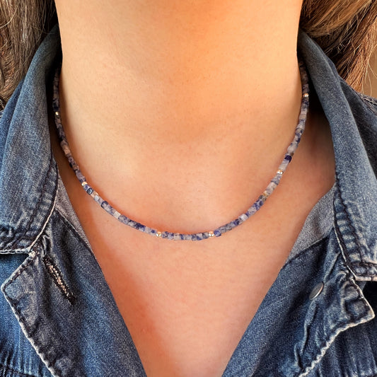 Collar "Claridad e intuición" | Sodalita | Plata 925
